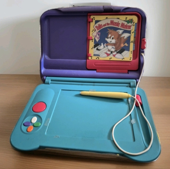 Sega PICO! 1994 Rare Learning Video Game Console With  StoryWare, Untested  VTG - Picture 1 of 16